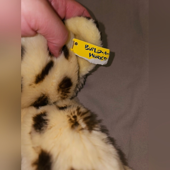 RARE Build A Bear Baby Leopard Cheetah Panther - BLUE EYES - First Edition HTF - Picture 5 of 11